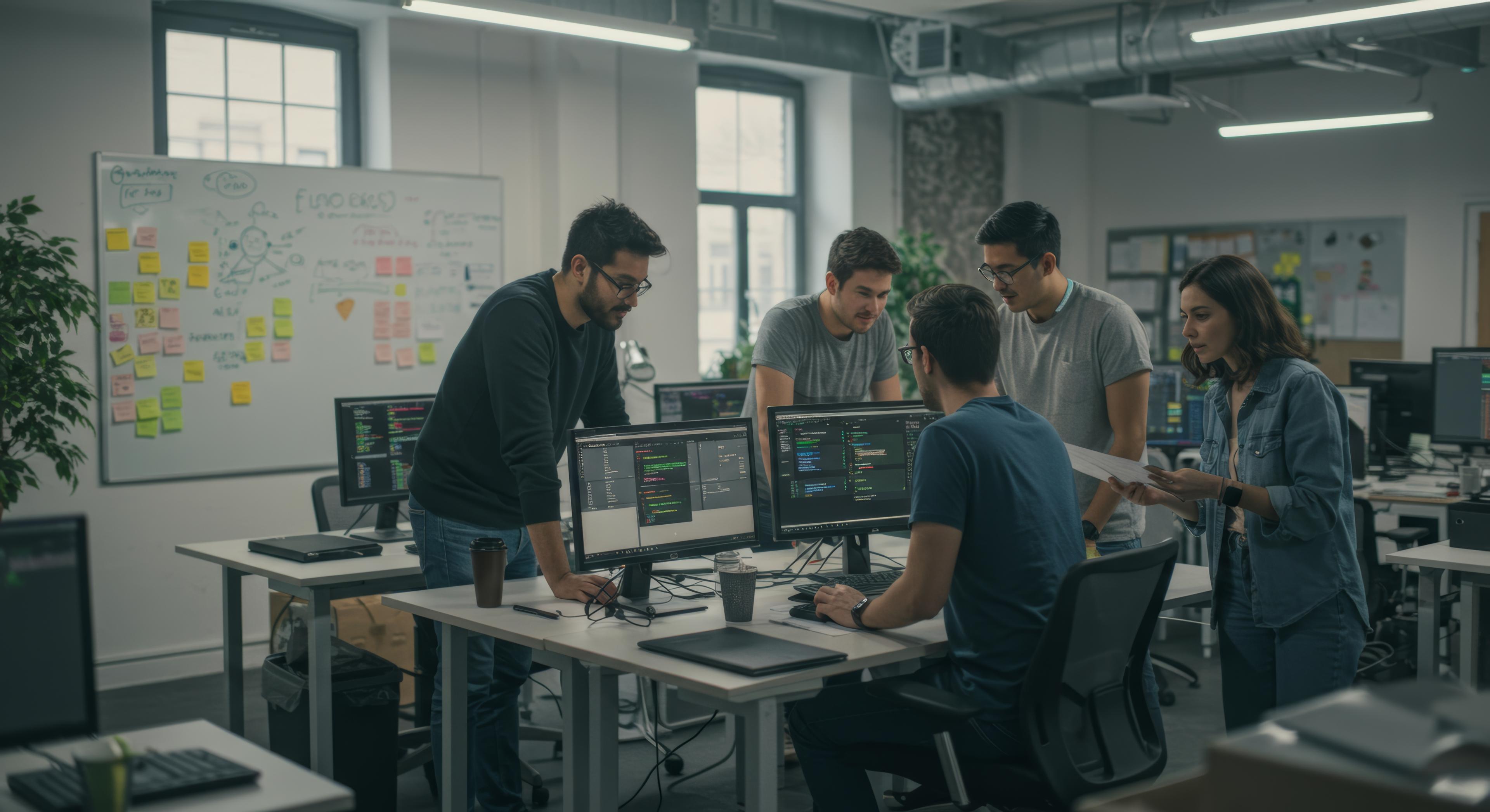 Software engineers working together — Devora21 career and technical consulting